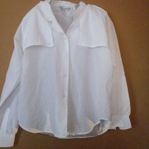 Timeless dianne von fustenberg white top